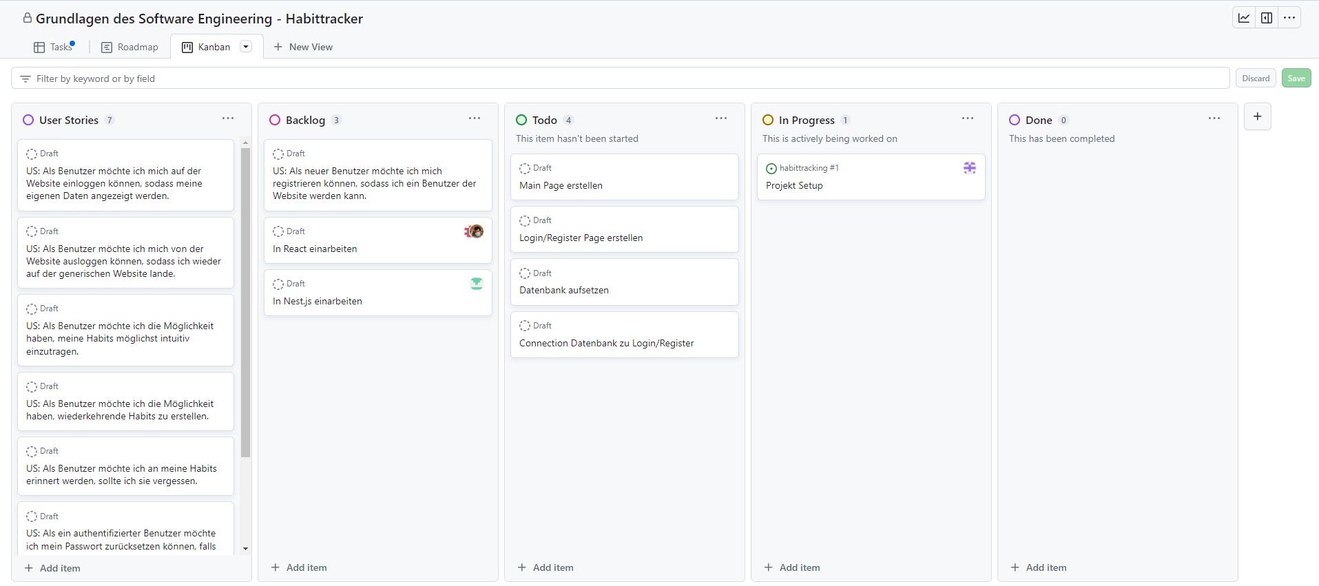 kanban screenshot